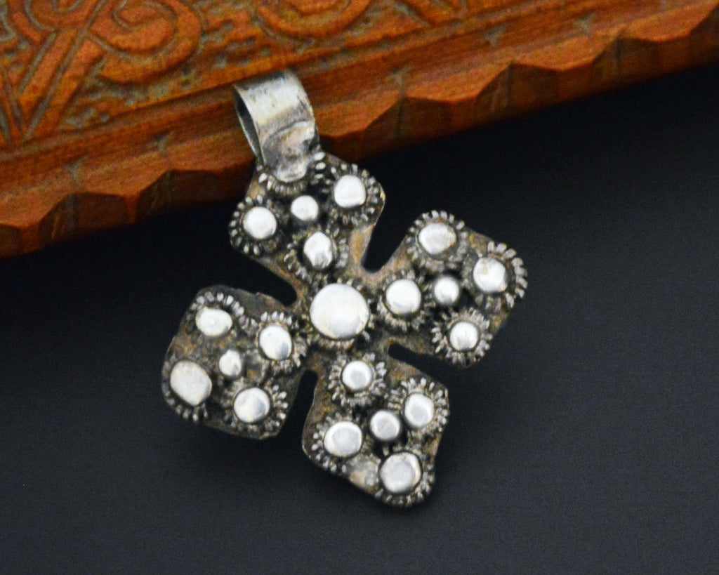 Antique Ethiopian Coptic Cross Amulet