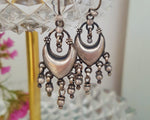 Rajasthani Silver Earrings with Bells