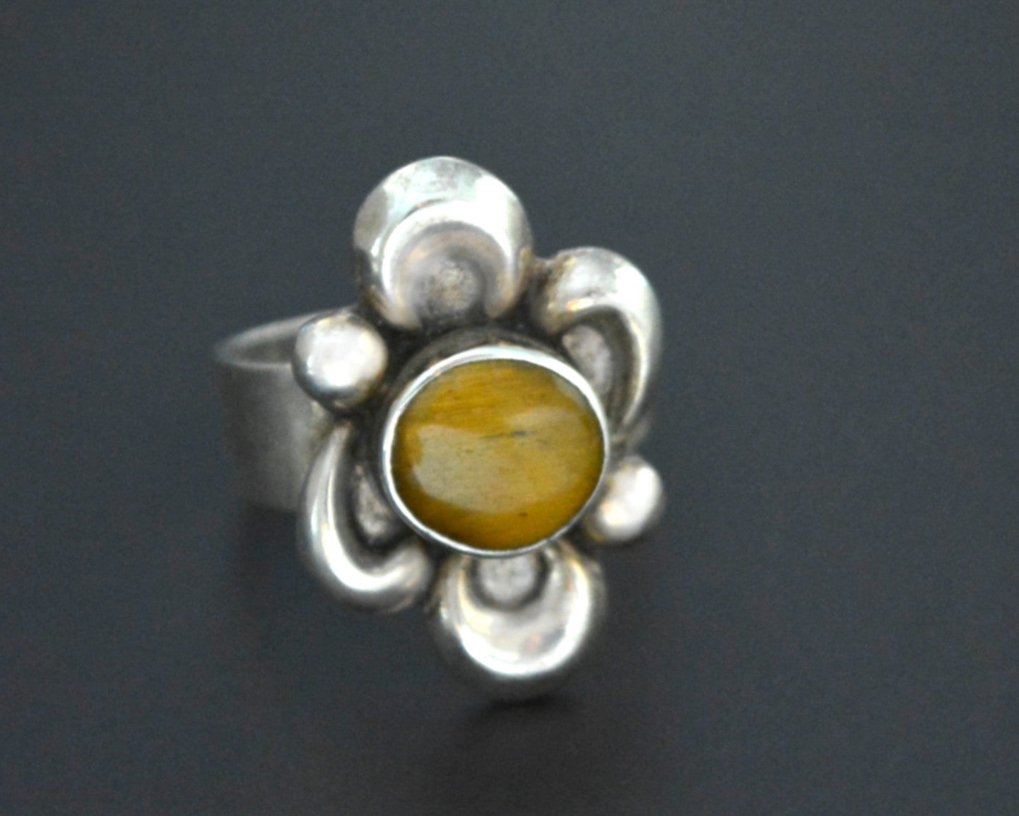 Tiger Eye Ring from India - Size 7.5