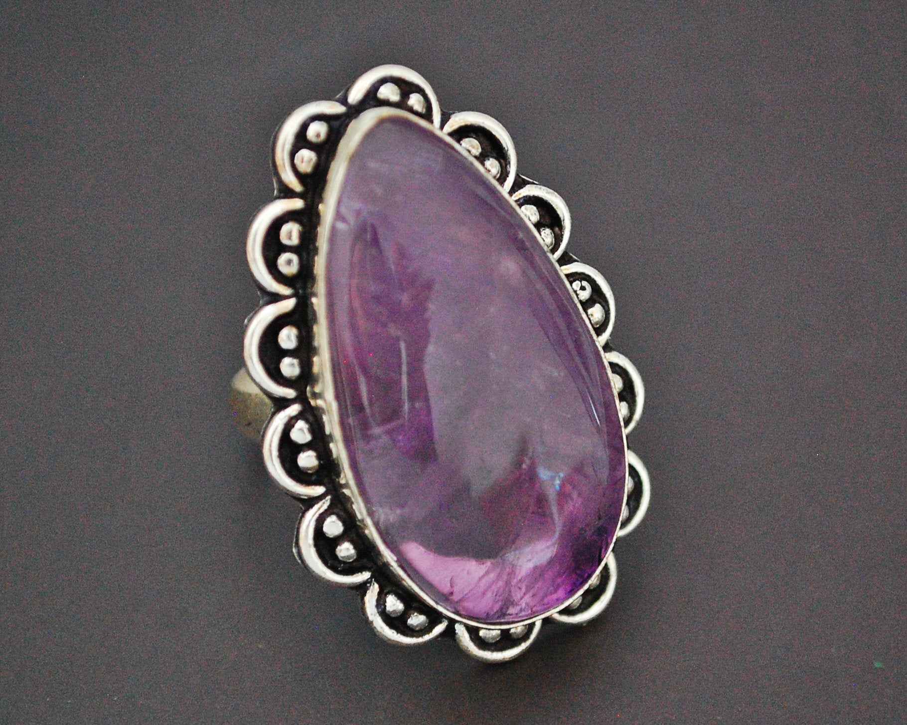 Amethyst Ring from India - Size 9.25