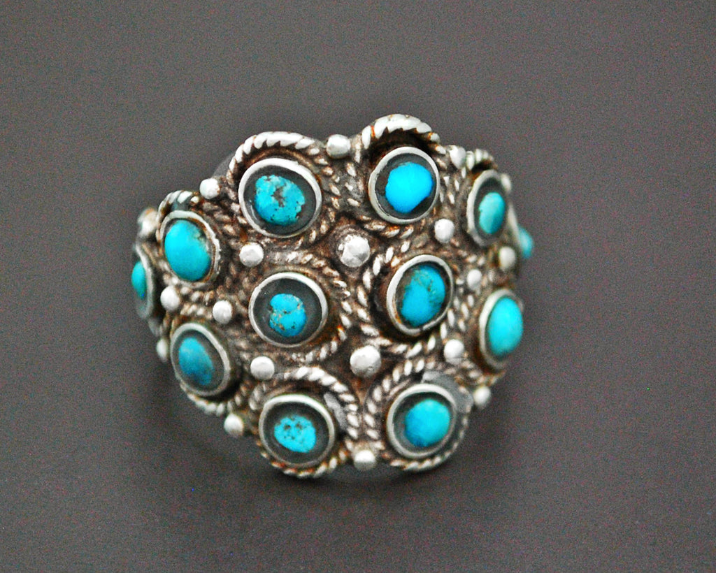 Ladakh Turquoise Ring - Size 9.5