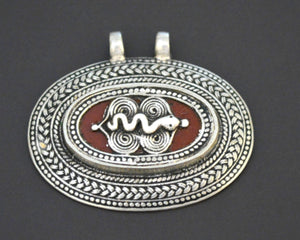 Afghani Kazakh Pendant with Snake