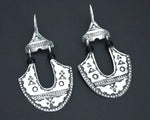 Tuareg Earrings with Carvings
