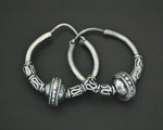Ethnic Bali Hoop Earrings - SMALL/MEDIUM