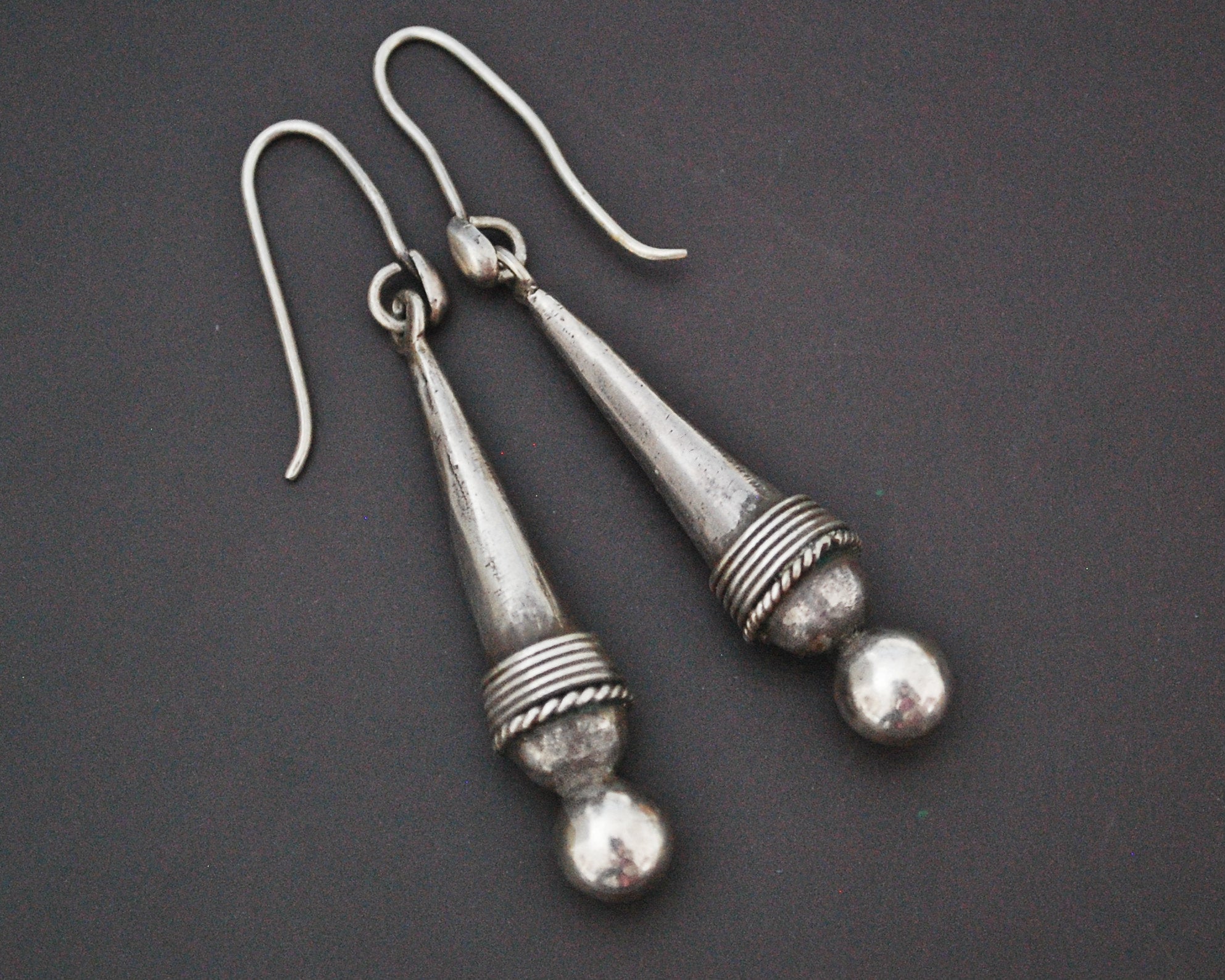 Cone Dangle Earrings from India