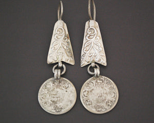 Ethnic Indian Earrings with Coins