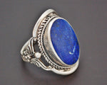 Ethnic Lapis Lazuli Ring from India - Size 7.5