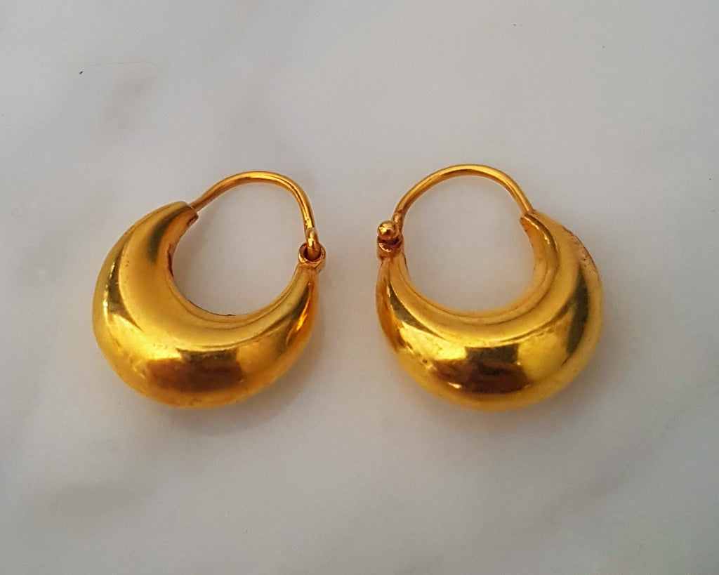 Gilded Hoop Earrings - XS