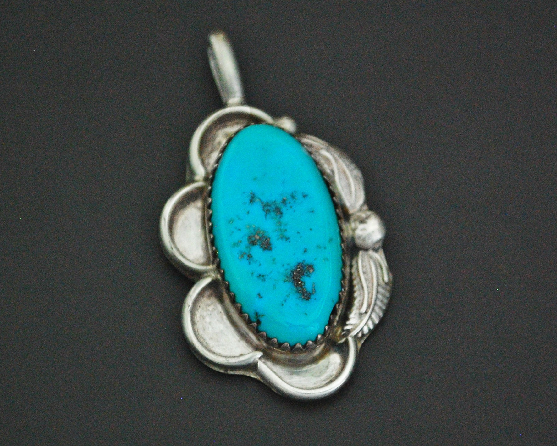 Native American Navajo Turquoise Pendant