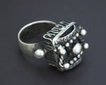 Reserved for I. - Old Rajasthani Silver Ring - Size 6.5