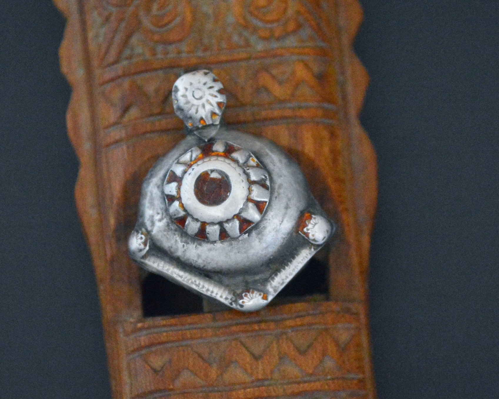 Old Afghani Bell Pendant Charm