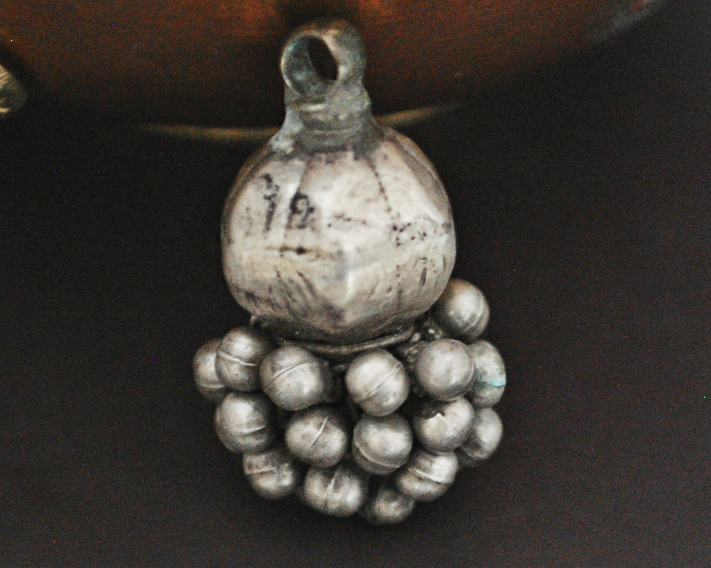 Old Rajasthani Silver Amulet Pendant