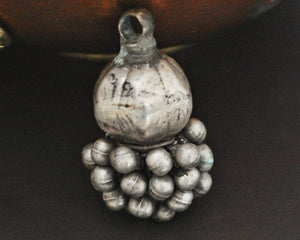 Old Rajasthani Silver Amulet Pendant