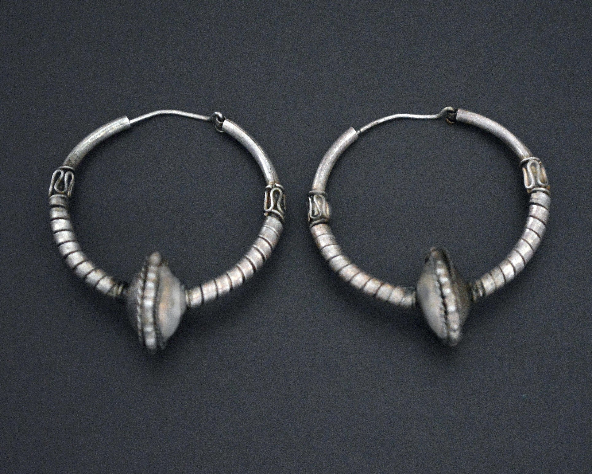 Ethnic Bali Hoop Earrings - SMALL/MEDIUM