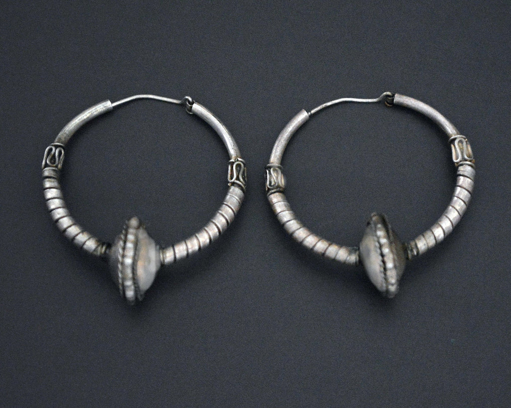 Ethnic Bali Hoop Earrings - SMALL/MEDIUM