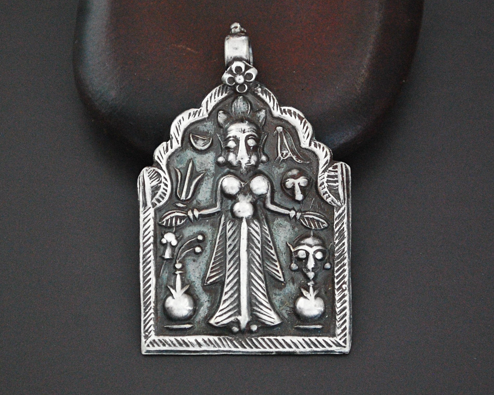 Indian Hindu Kali Amulet Pendant