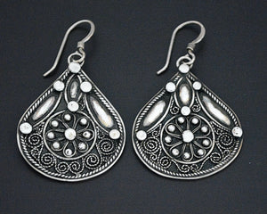 Vintage Indian Silver Earrings