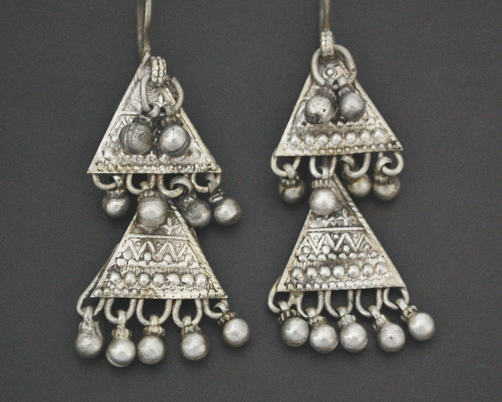 Rajasthani Silver Earrings