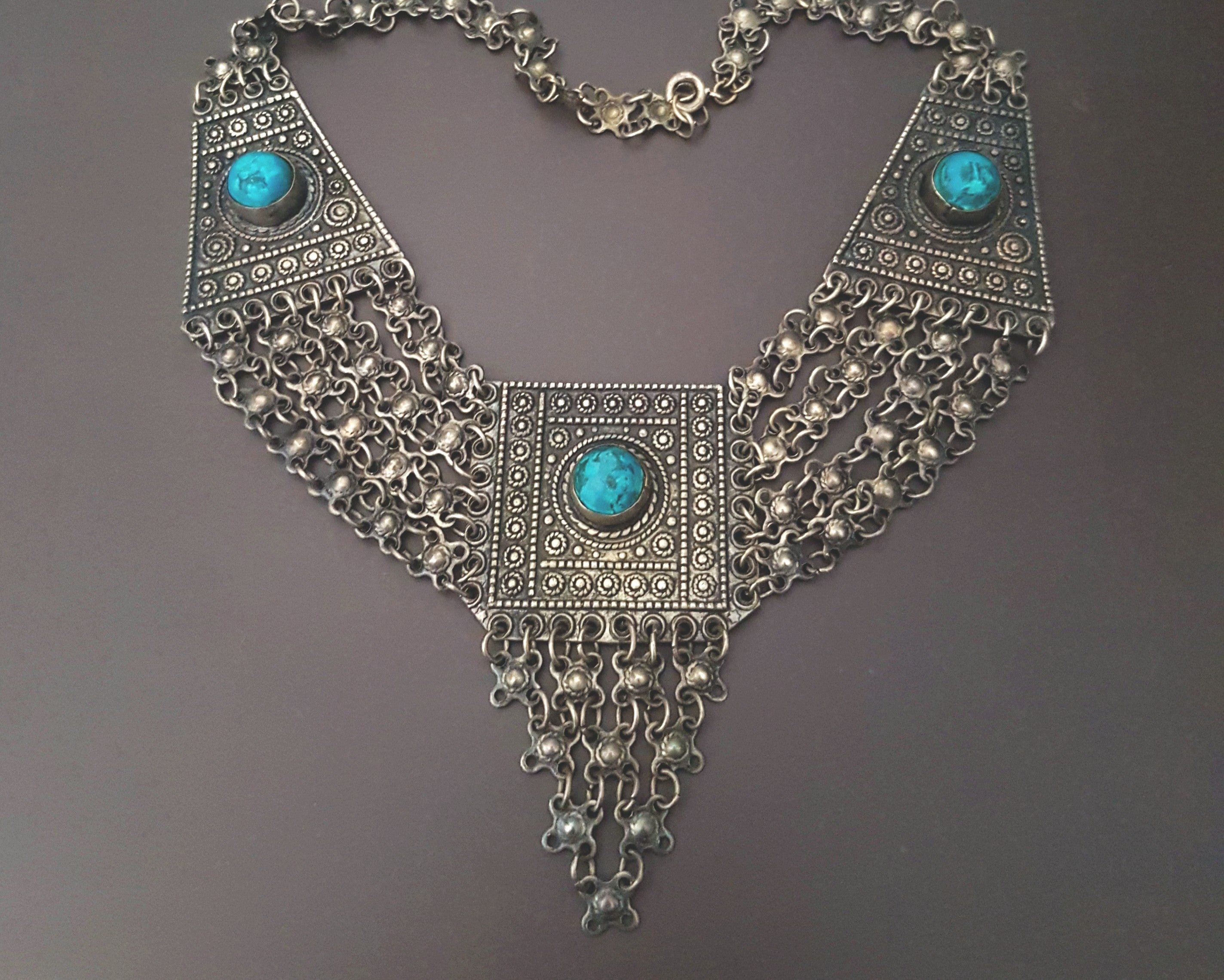 Eilat Stone Choker Necklace from Israel