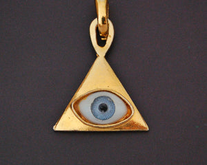 Magical Gilded Eye Amulet Pendant