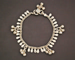 Rajasthani Silver Bracelet with Bells - SMALL