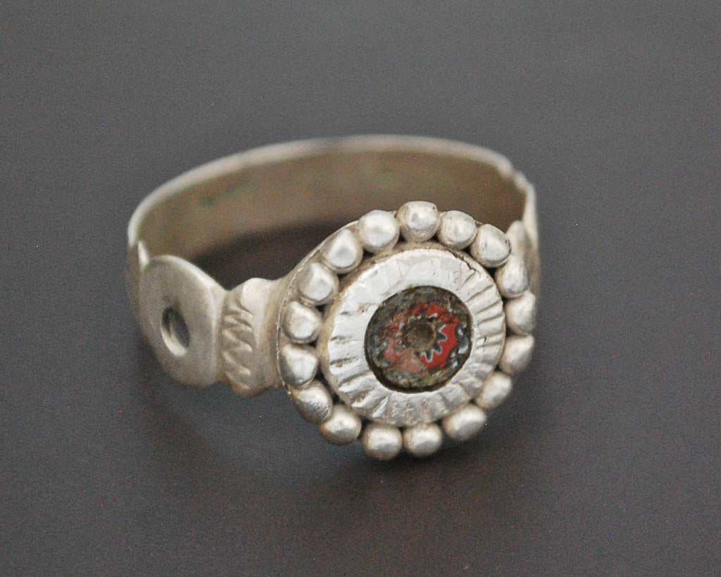 Tuareg Chevron Silver Ring - Size 11.5