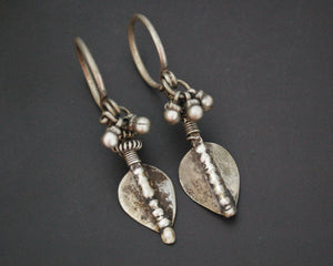 Rajasthani Tribal Silver Earrings