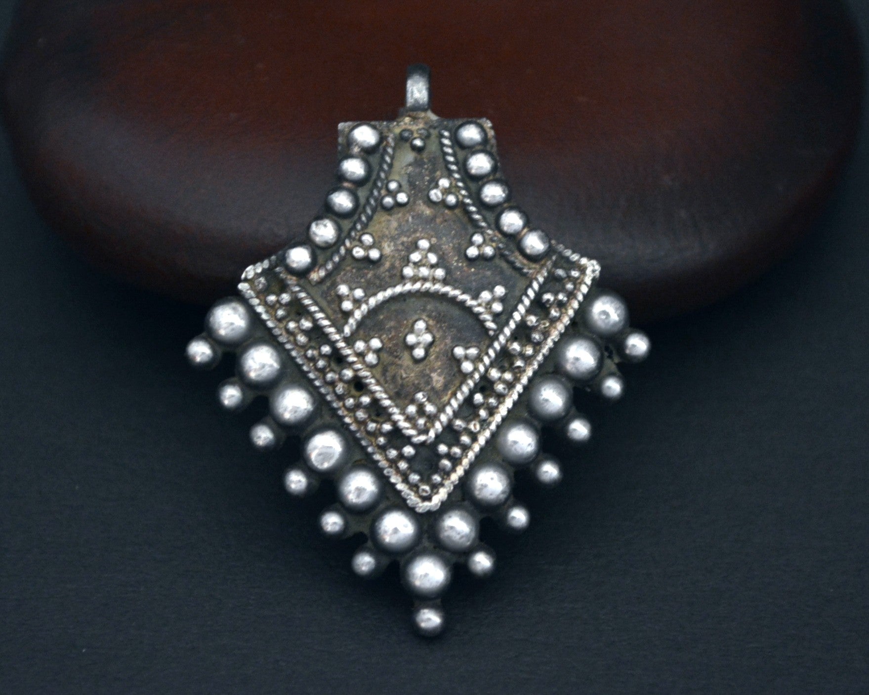 Rajasthani Silver Amulet Pendant