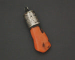 Antique Coral Pendant from Morocco - Flatened