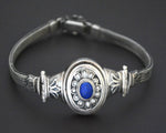 Ethnic Lapis Lazuli Snake Chain Bracelet