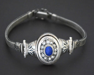 Ethnic Lapis Lazuli Snake Chain Bracelet