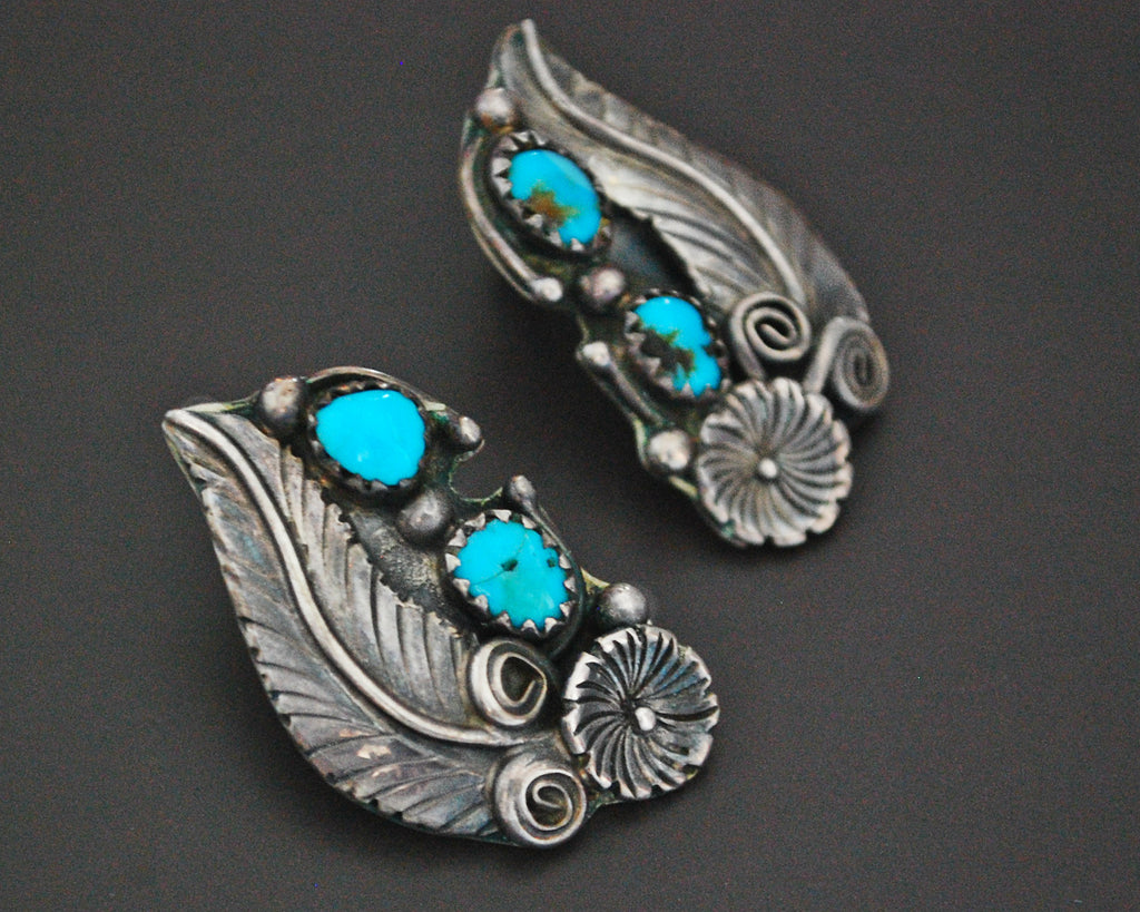 Native American Navajo Turquoise Stud Earrings
