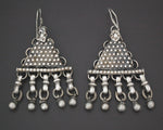 Indian Tribal Earrings with Bell Dangles