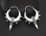 Ethnic Spike Hoop Earrings - Medium