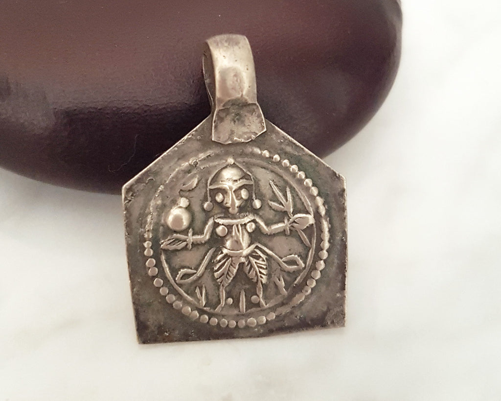 Indian Hindu Kali Amulet Pendant