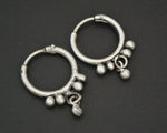 Rajasthani Hoop Earrings with Dangle - XS
