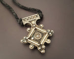 Berber Boghdad Cross Pendant on Cord