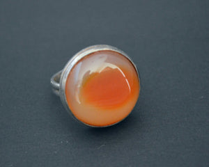 Ethnic Agate Ring  - Size 7.5
