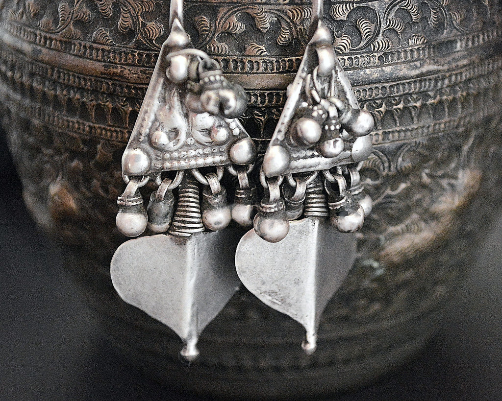 Rajasthani Silver Earrings