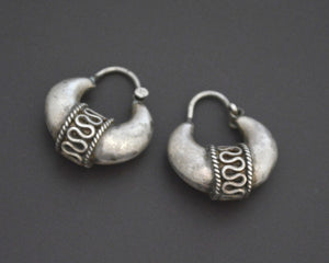 Ethnic Hoop Earrings - SMALL