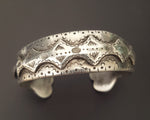 Uzbek Silver Cuff Bracelet - SMALL