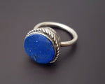 Afghani Lapis Lazuli Ring - Size 7.5