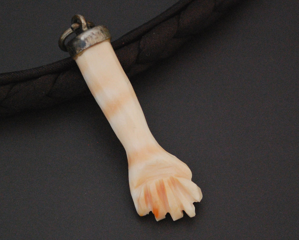 Reserved - Shell Figa Charm Pendant