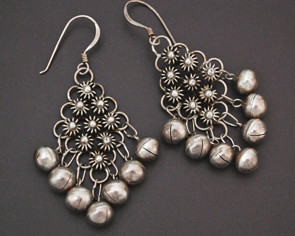 Ethnic Dangle Earrings with Bells