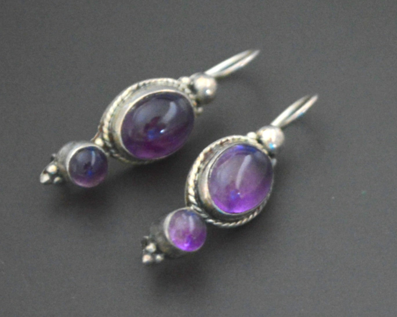 Amethyst Earrings from India