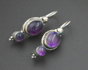 Amethyst Earrings from India