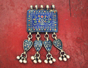 Antique Enameled Multan Amulet from Pakistan