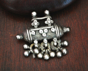 Old Rajasthani Silver Taviz Amulet Pendant