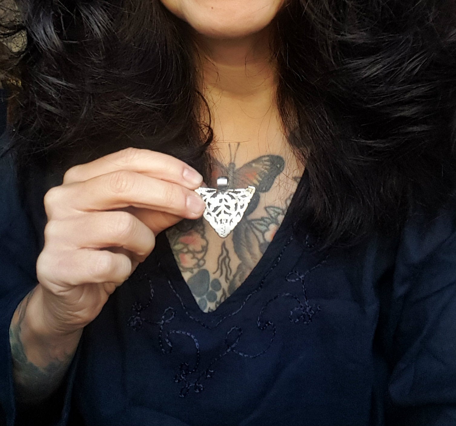 Tunisian Berber Silver Pendant
