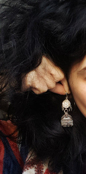 Bold Rajasthani Jhumka Earrings